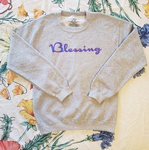 Grey Blessing Crewneck